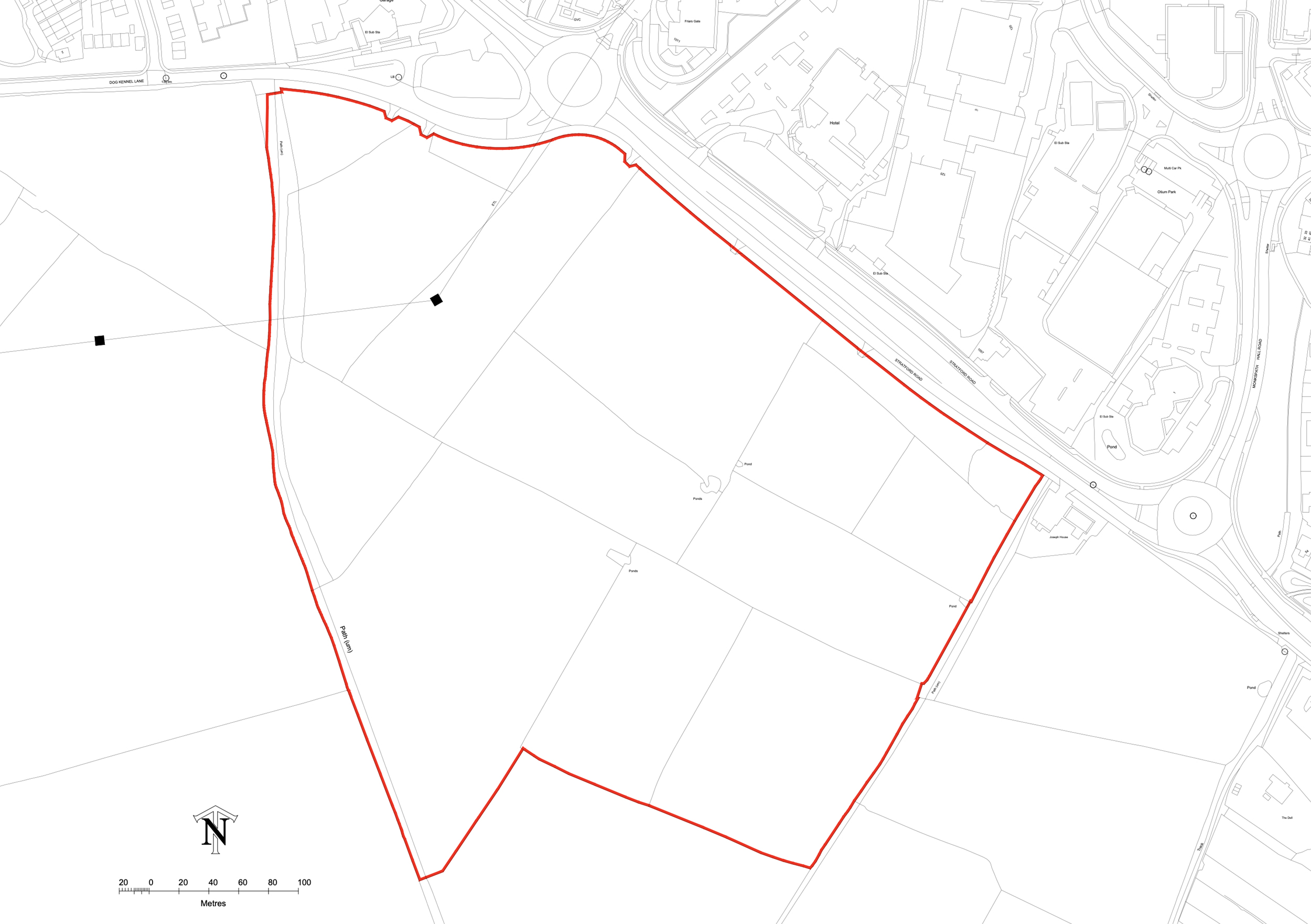 Dog Kennel Lane site plan